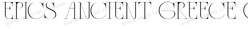 EPICS ANCIENT GREECE GOD字体转换